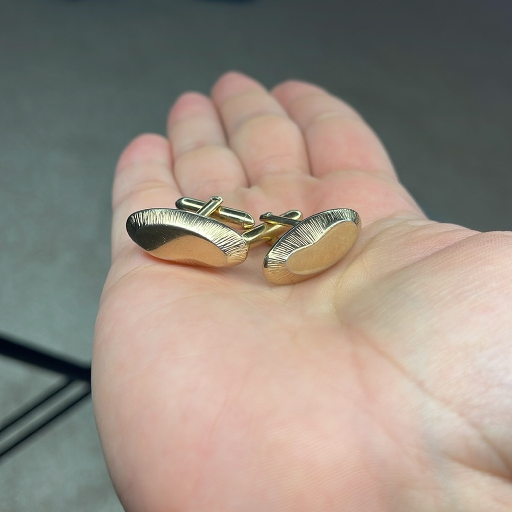 Vintage Gold SWANK cuff links for Men